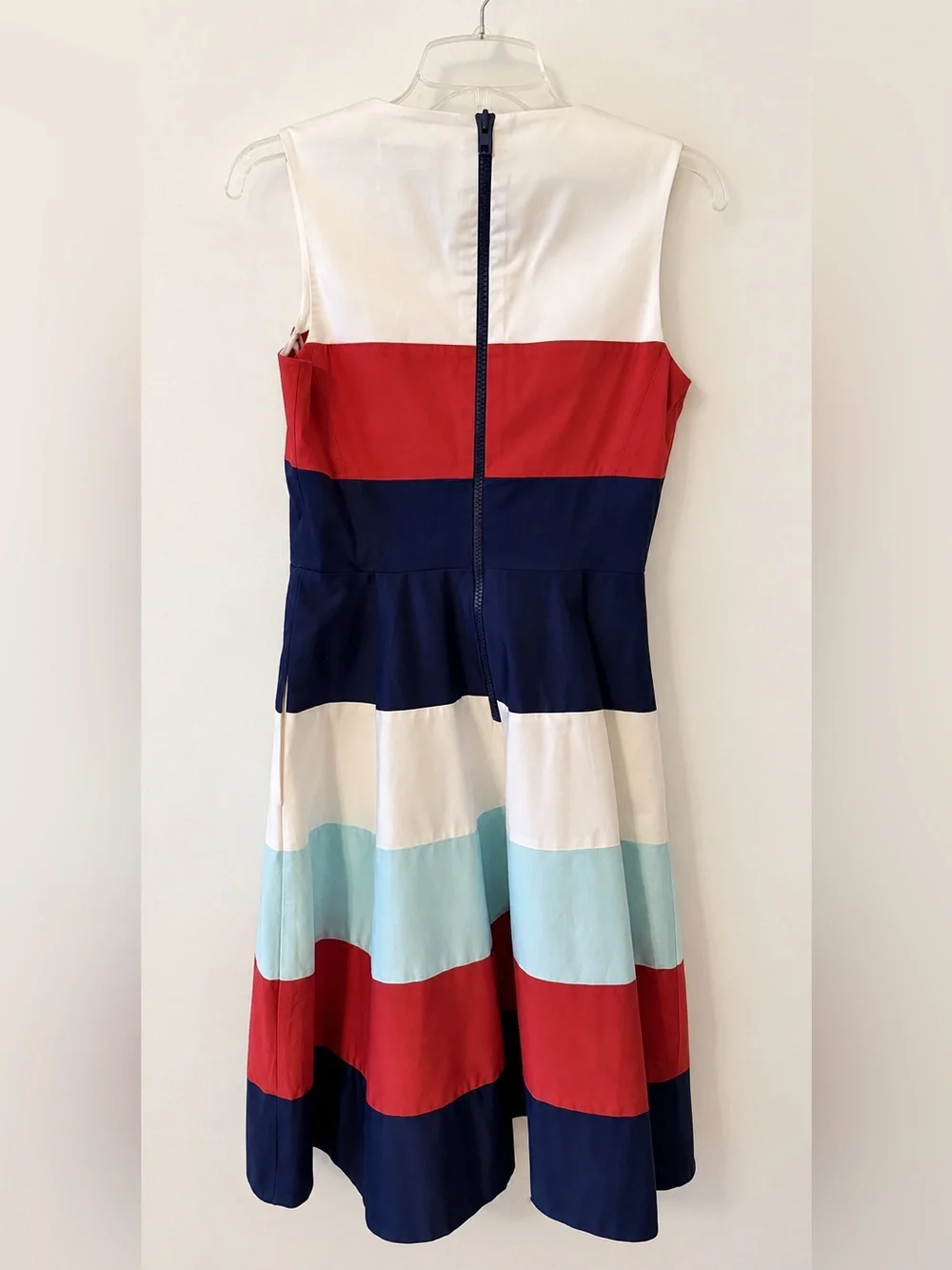 Kate Spade Corley Colorbock Fit & Flare Midi Dress